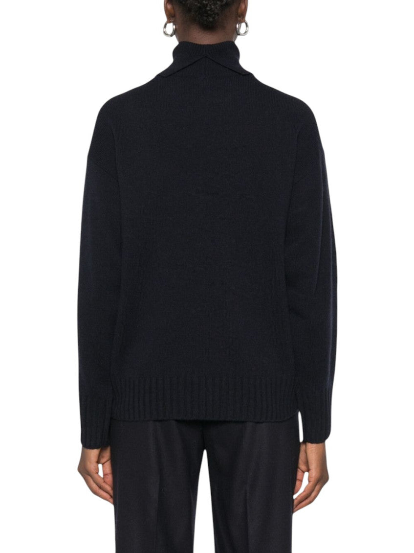 Black Embellished Turtle Neck Sweater 4