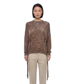 Gold Embellished Crew Neck Sweater 1