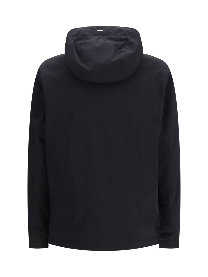 Black Hood Padded Jacket 2