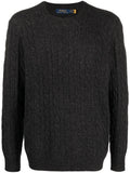 Dark Grey Crew Neck Sweater 1