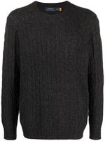 Dark Grey Crew Neck Sweater 1
