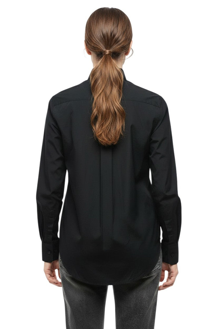 Black Regular Solid Shirt 2