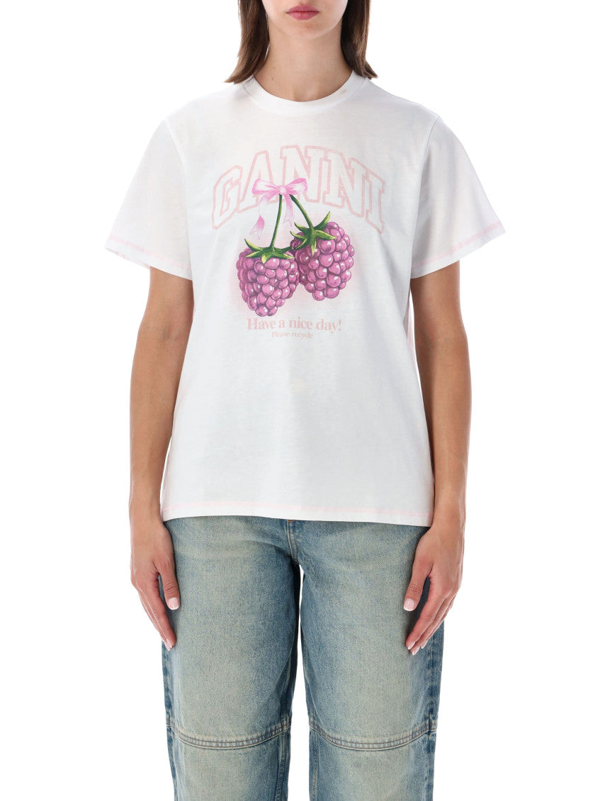 White Graphic Logo T-Shirt 1
