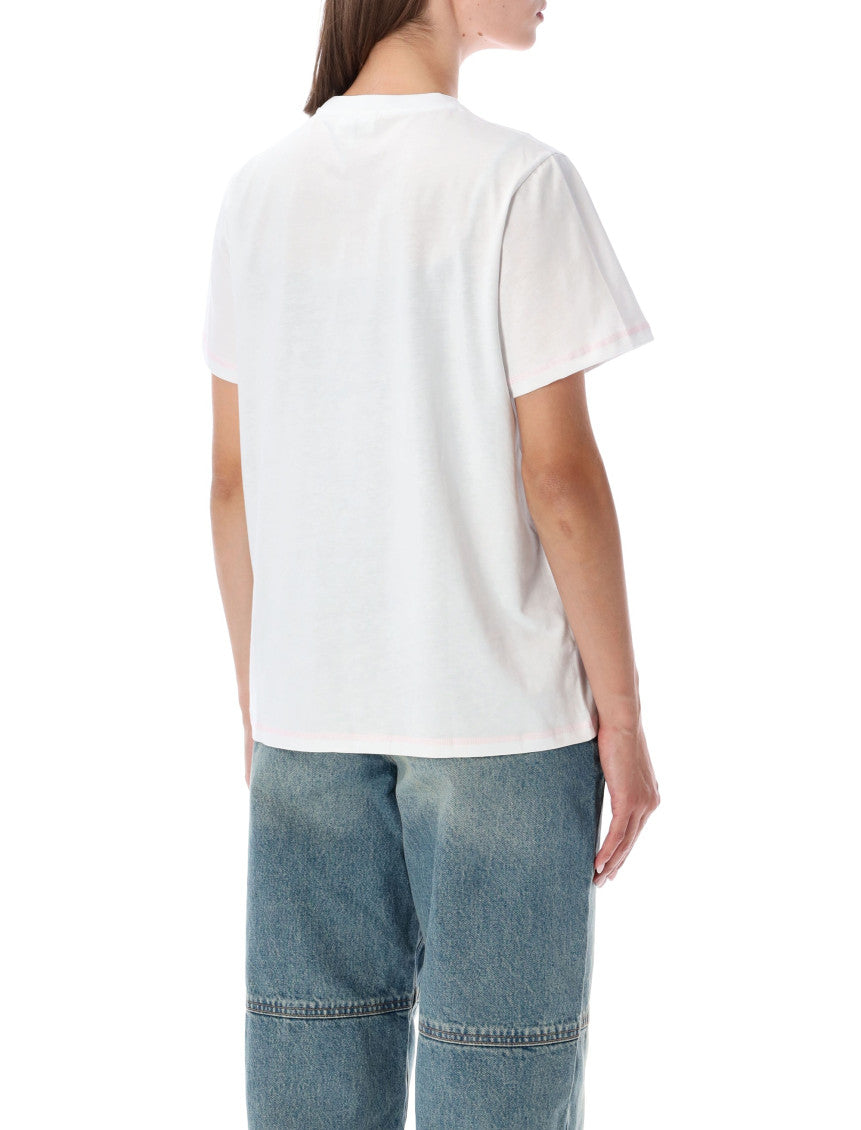 White Graphic Logo T-Shirt 2