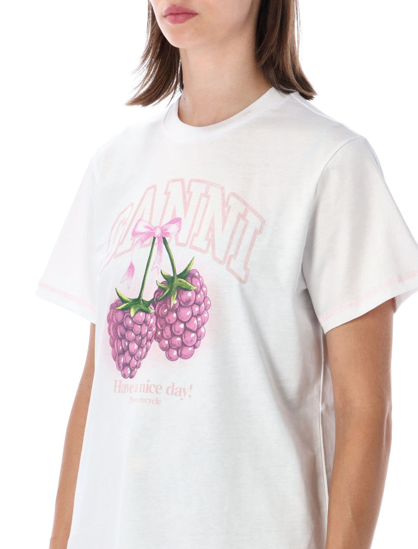 White Graphic Logo T-Shirt 3