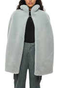 Sky Blue Solid Hood Jacket 1