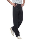 Blue Loose Flat Front Pants 1