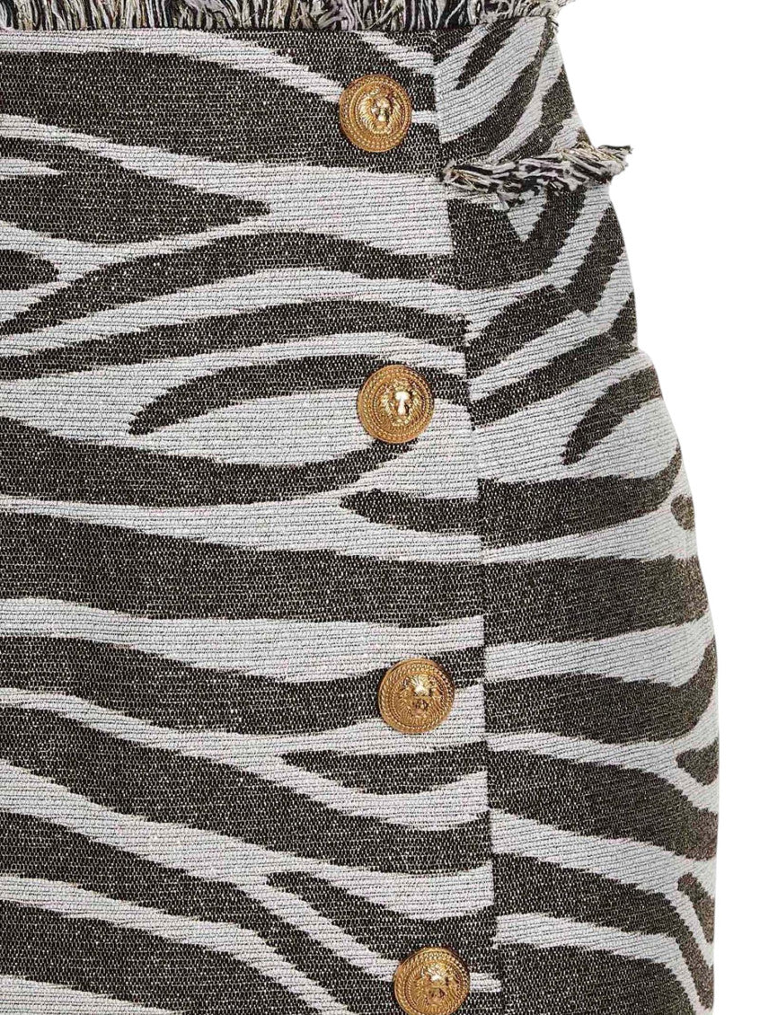 Multicolor Animal Print Mini Skirt 5