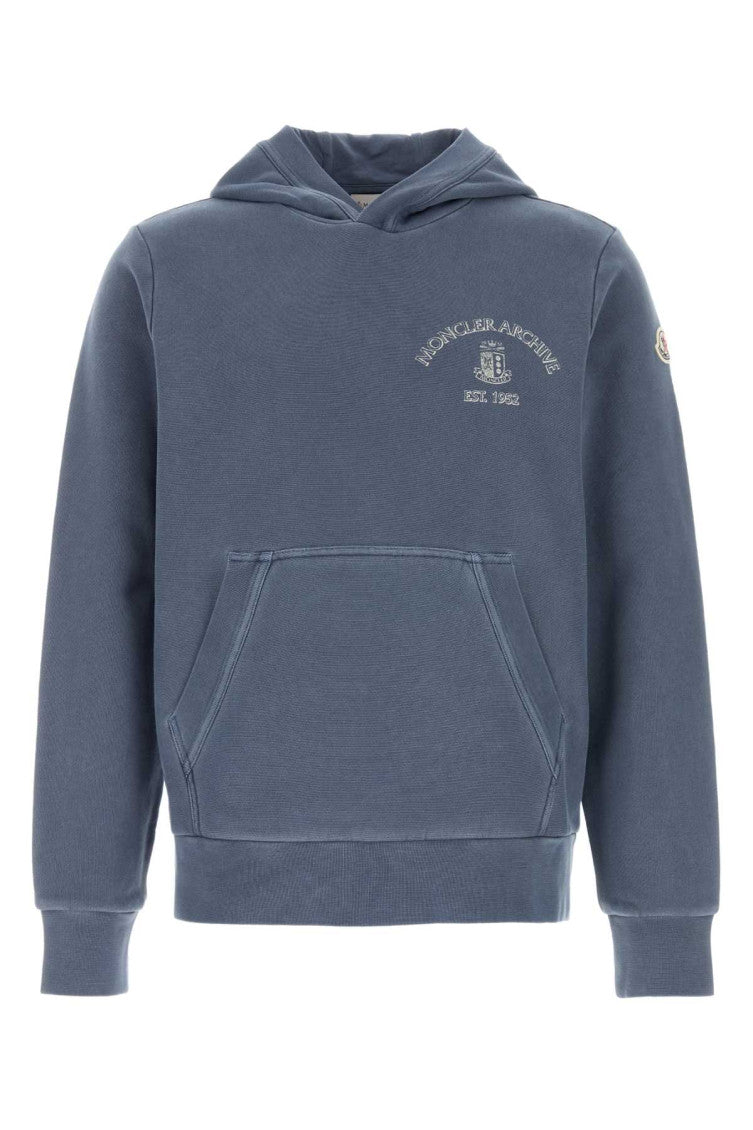 Slate Blue Relaxed Hoodie 1