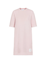 Light Pink Crew Neck Mini Dress 1