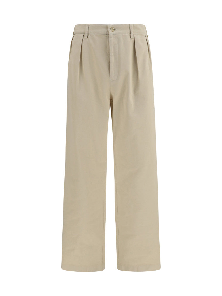 Off White Straight Pants 1