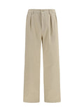 Off White Straight Pants 1