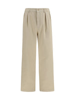 Off White Straight Pants 1