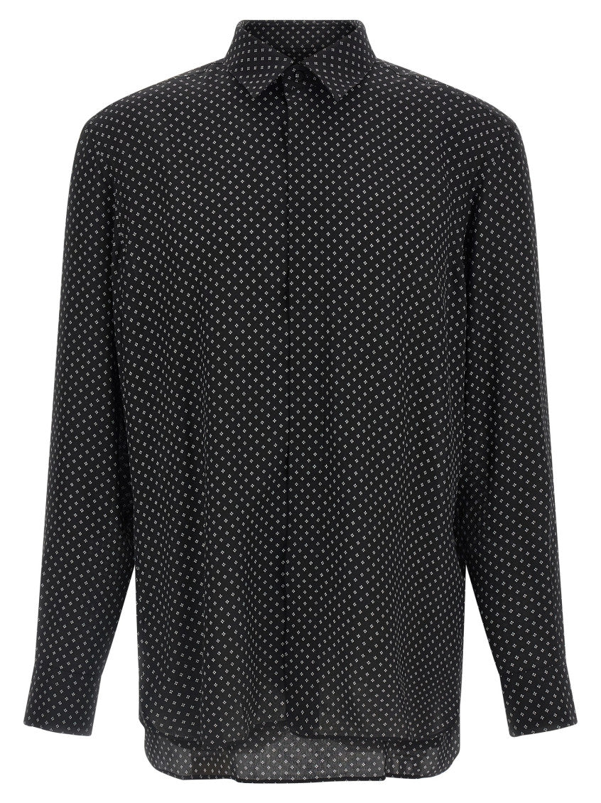 Black Regular Printed Shirt 1