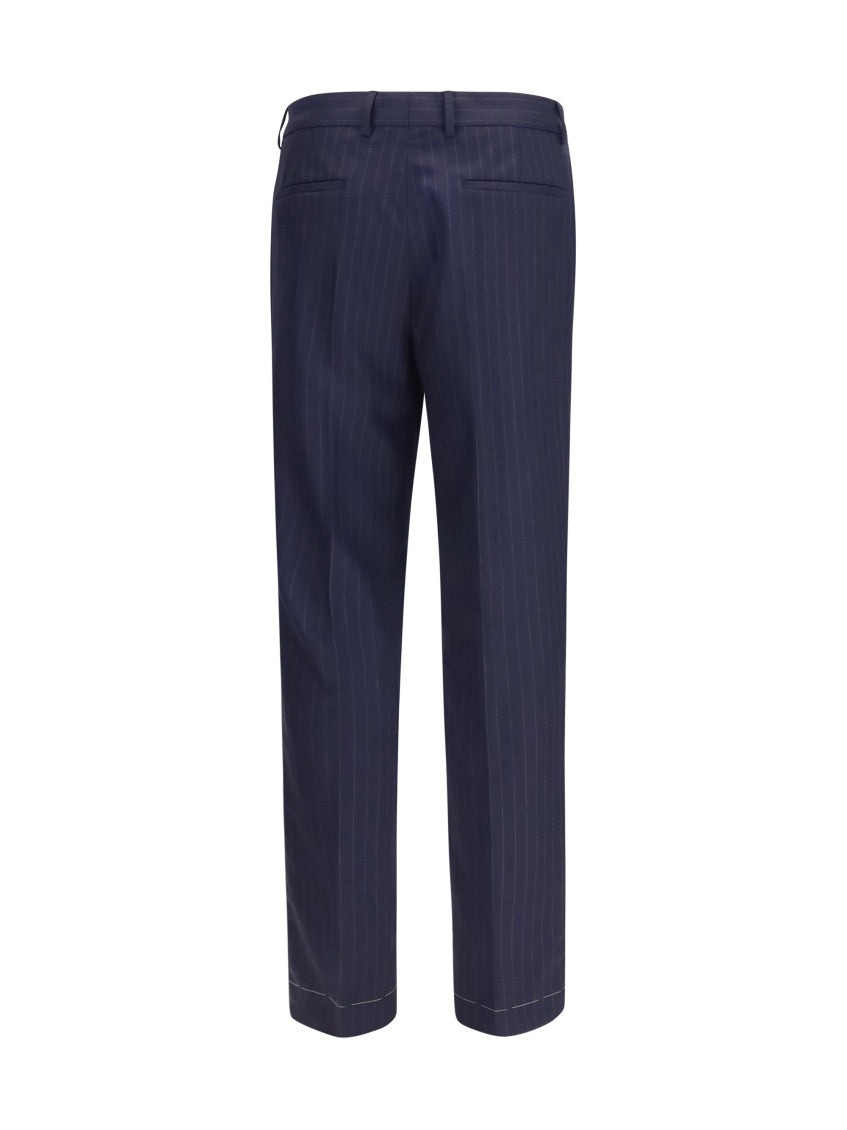 Navy Blue Stripped Trousers 2