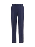 Navy Blue Tapered Trousers 1