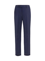 Navy Blue Tapered Trousers 1