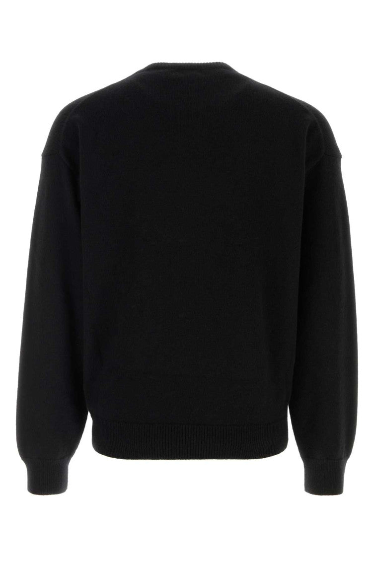 Black Crew Neck Sweater 2
