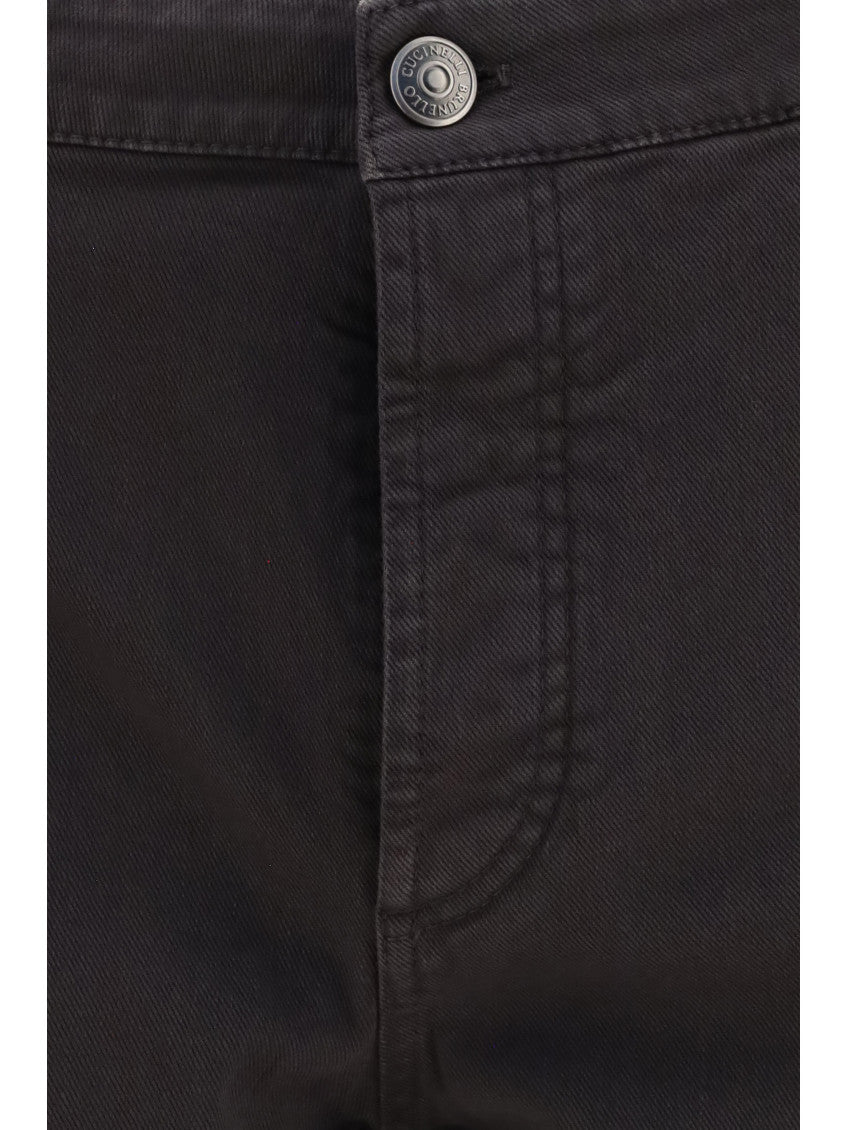Dark Brown Regular Jeans 3