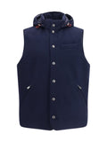 Navy Blue Sleeveless Jacket 1