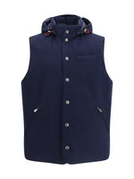 Navy Blue Sleeveless Jacket 1