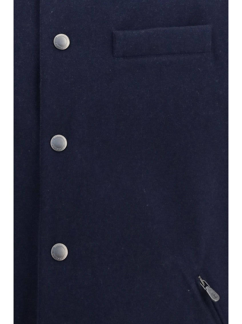 Navy Blue Sleeveless Jacket 3