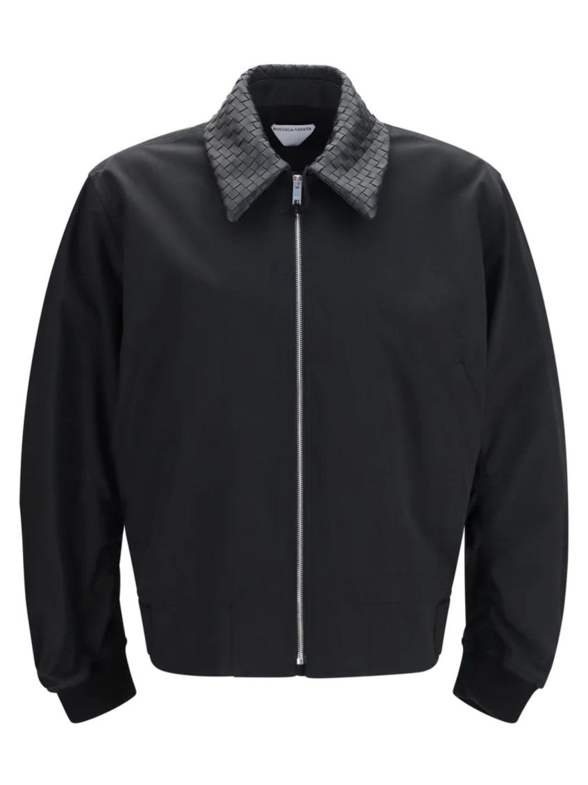 Black Shirt Collar Jacket 1