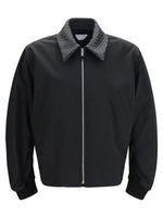 Black Shirt Collar Jacket 1