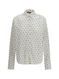 White Relaxed Logo Shirt 1