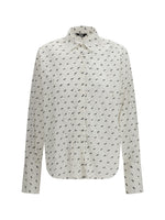 White Relaxed Logo Shirt 1