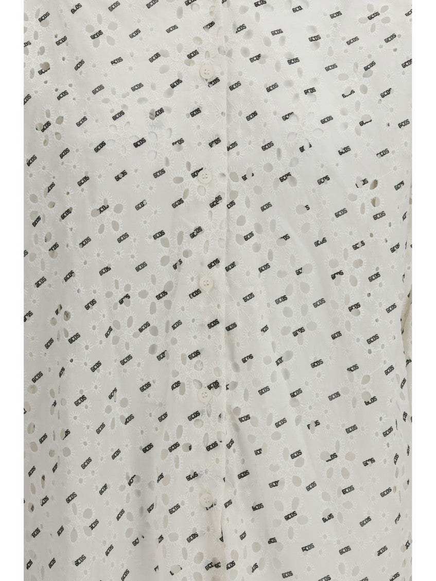 White Relaxed Logo Shirt 3