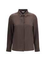 Brown Straight Solid Shirt 1