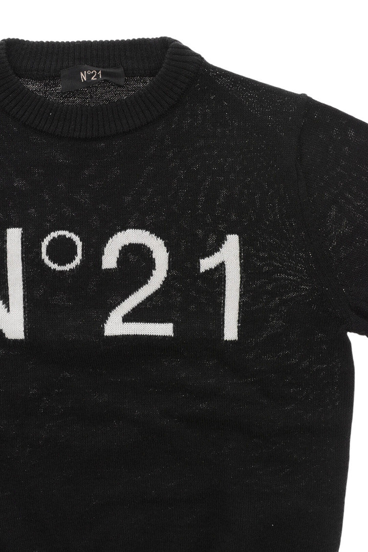 Boys Black Logo Sweaters 3