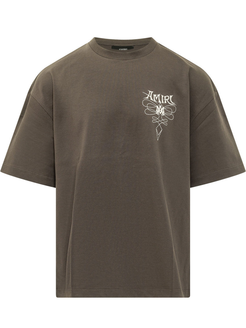 Dark Taupe Logo T-Shirt 1