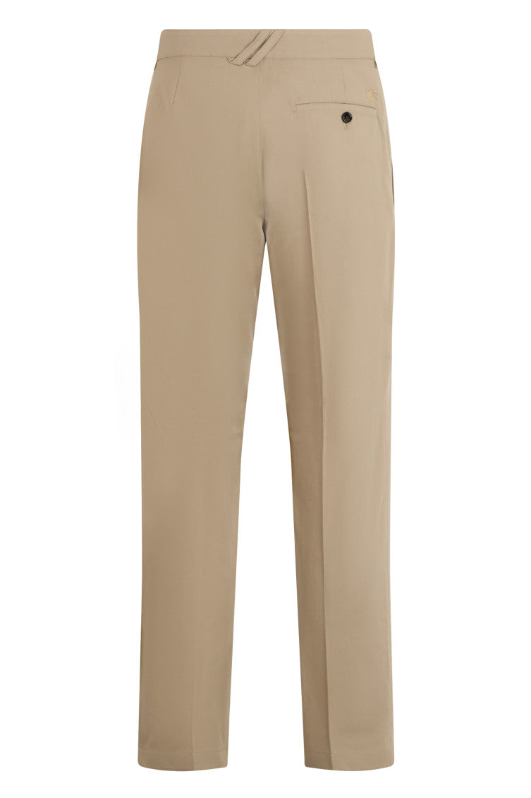 Beige Flat Front Pants 2