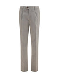 Grey Tapered Chino Pants 1