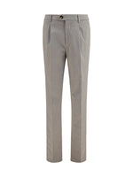 Grey Tapered Chino Pants 1