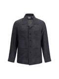 Dark Grey Textured Shirt 1