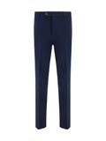 Blue Slim Chino Pants 1