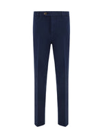 Blue Slim Chino Pants 1