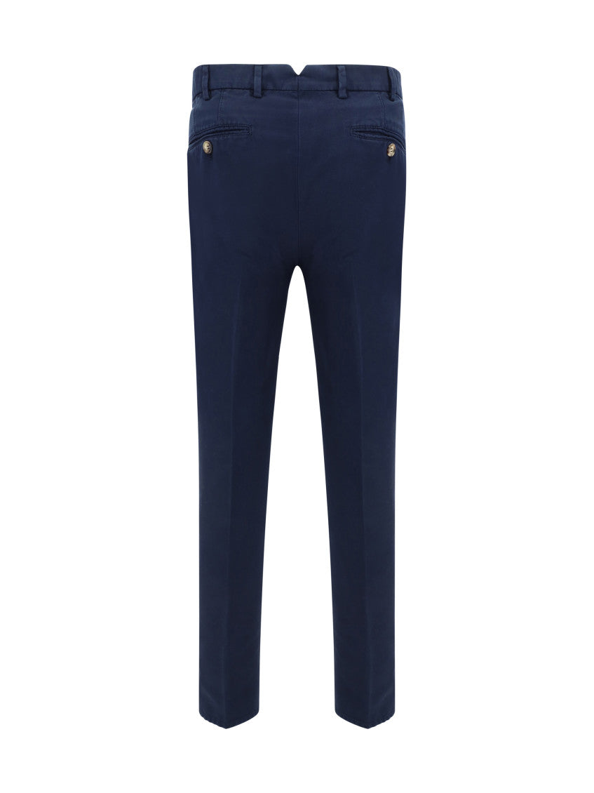 Blue Slim Chino Pants 2