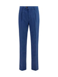 Blue Solid Chino Pants 1