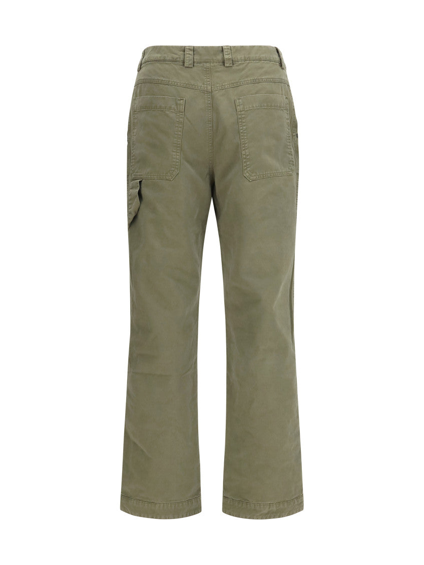 Olive Flat Front Pants 2