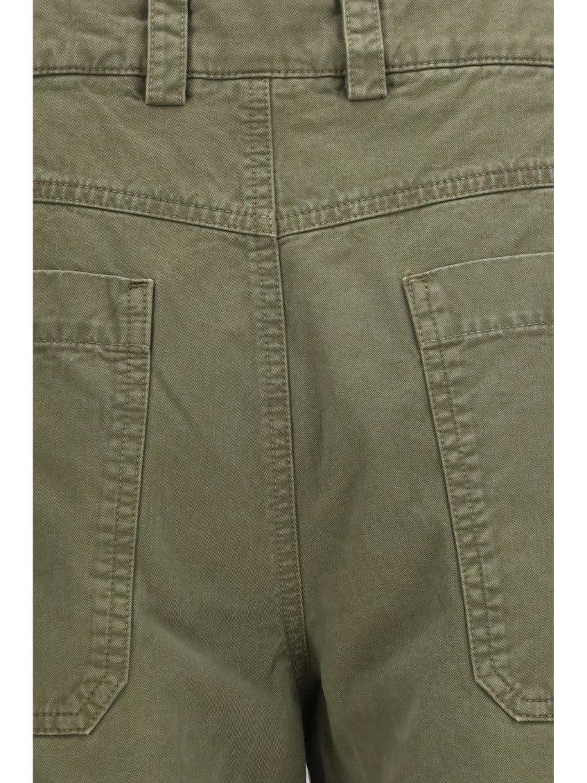 Olive Flat Front Pants 3