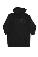 Girls Black Graphic Hoodie 1