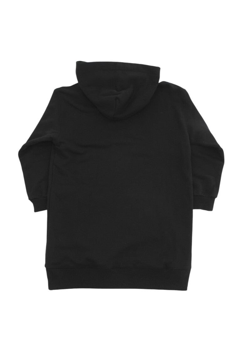 Girls Black Graphic Hoodie 2