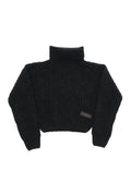 Girls Black Knitted Sweaters 1