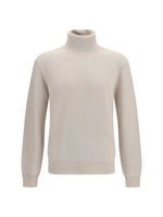 Light Beige Knitted Sweater 1