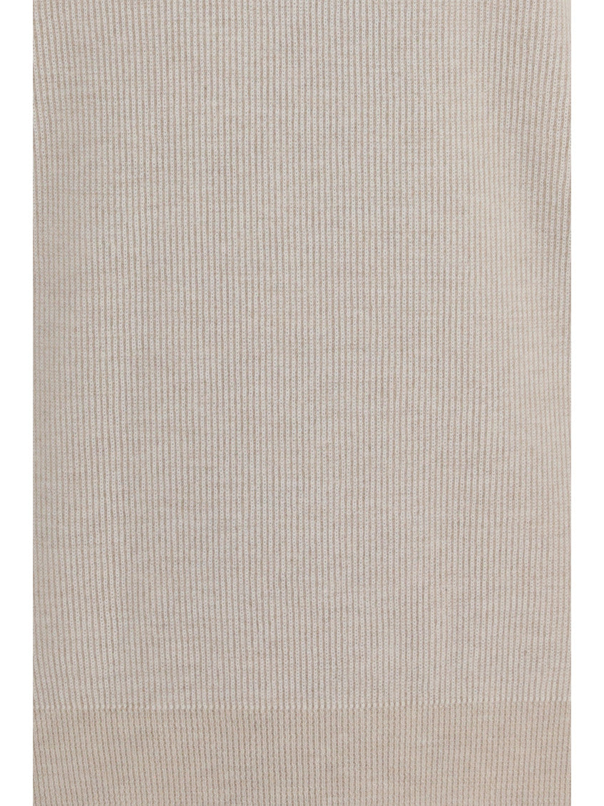 Light Beige Knitted Sweater 3