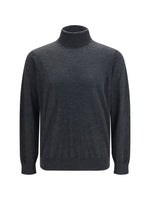 Dark Grey Knitted Sweater 1